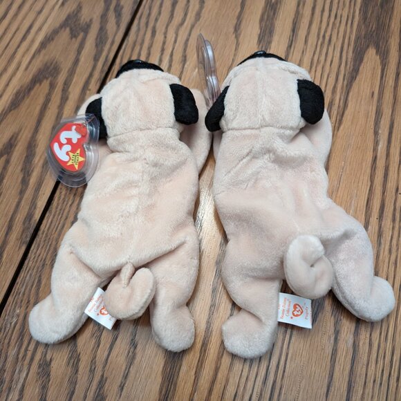 Ty Beanie Pugsly The Pug 1996 - Picture 2 of 4